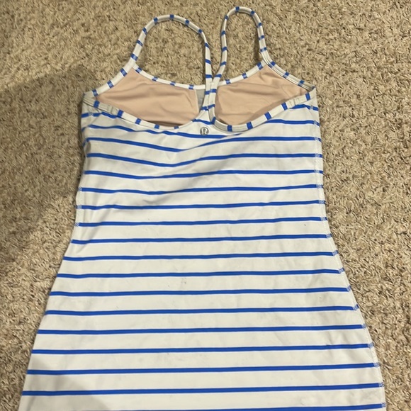 Lululemon Power Y tank. Light marks of wear as shown in photos. - Picture 2 of 3
